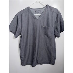 FIGS Mens Chisec Three-Pocket Scrub Top Size Medium  Gray Style # TM3000